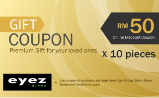Online Discount Gift Coupons (10 PCS)